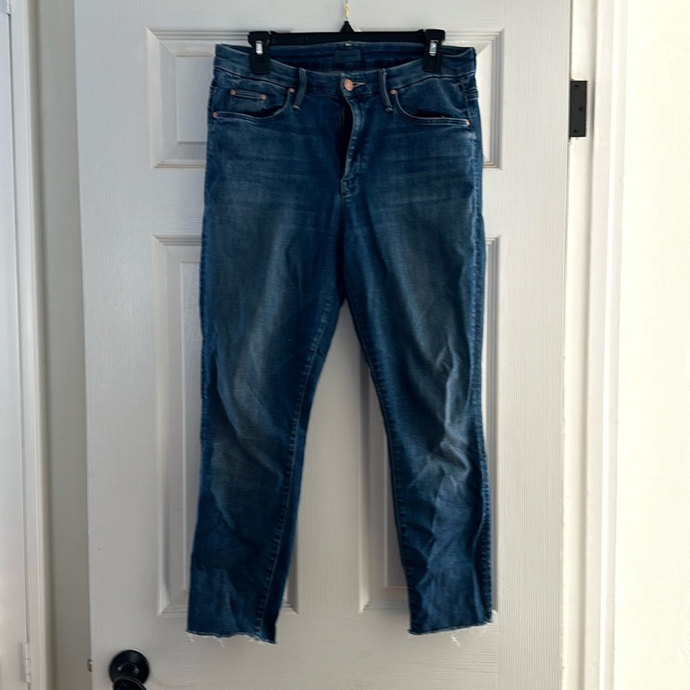 Mother Denim High Waisted Looker Ankle Fray: Everything We Keep